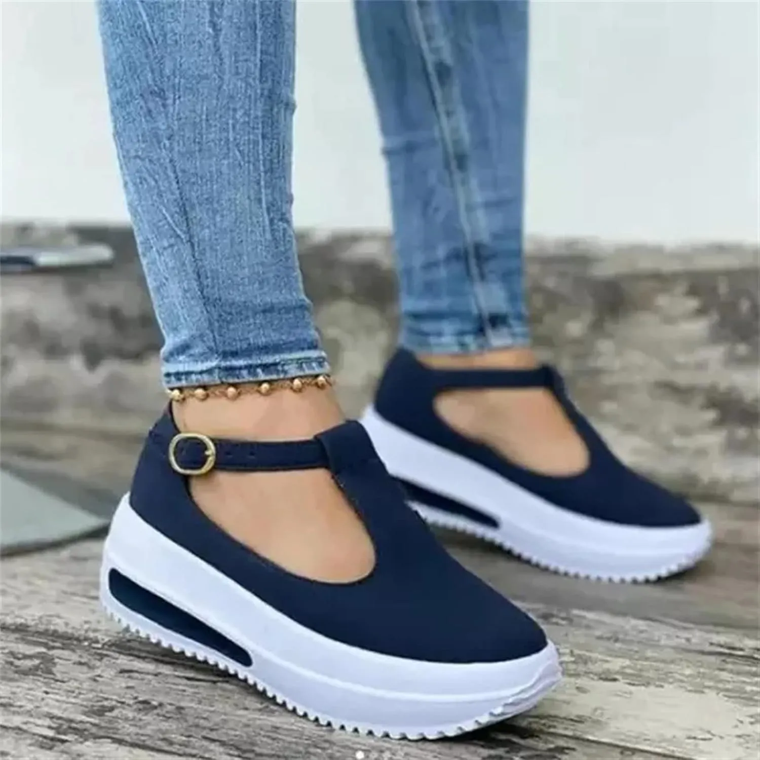 Lausiuoe Sneakers For Women Slip On Loafers Canvas Shoes Fashion Casual Classic Lightweight Comfortable Flat Walking Shoes
