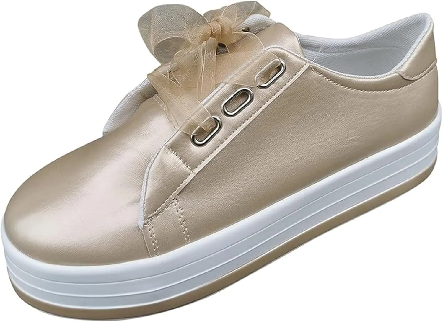 Lausiuoe Sneakers For Women Walking Shoes Wide Width Fashion Slip On Canvas Loafers Casual Classic Comfort Flat Shoes
