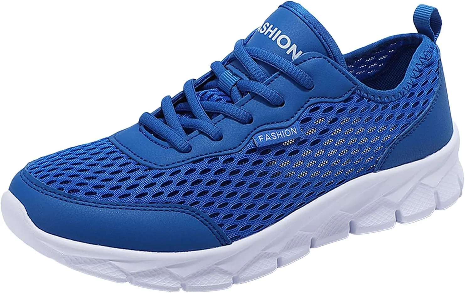 Lightweight Diabetic Shoes for Men Breathable and Light Outdoor Comfy Walking Shoe Casual Elderly Lace Up Shoes