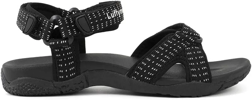 Luffymomo Womens Hiking Sandals Walking Sport Athtletic Webbing Sandals