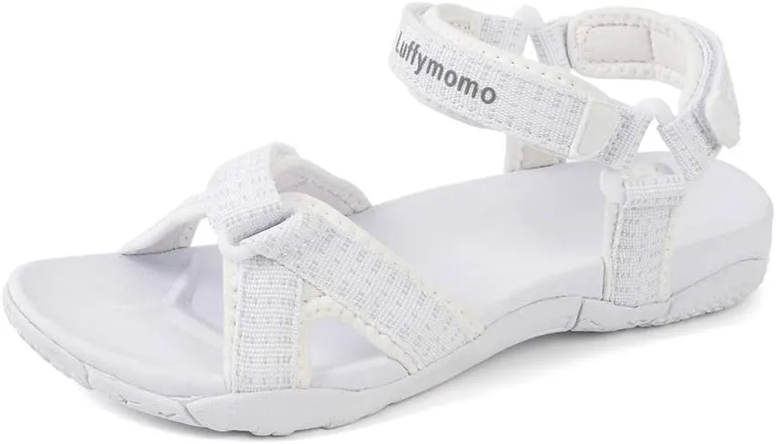 Luffymomo Womens Hiking Sandals Walking Sport Athtletic Webbing Sandals