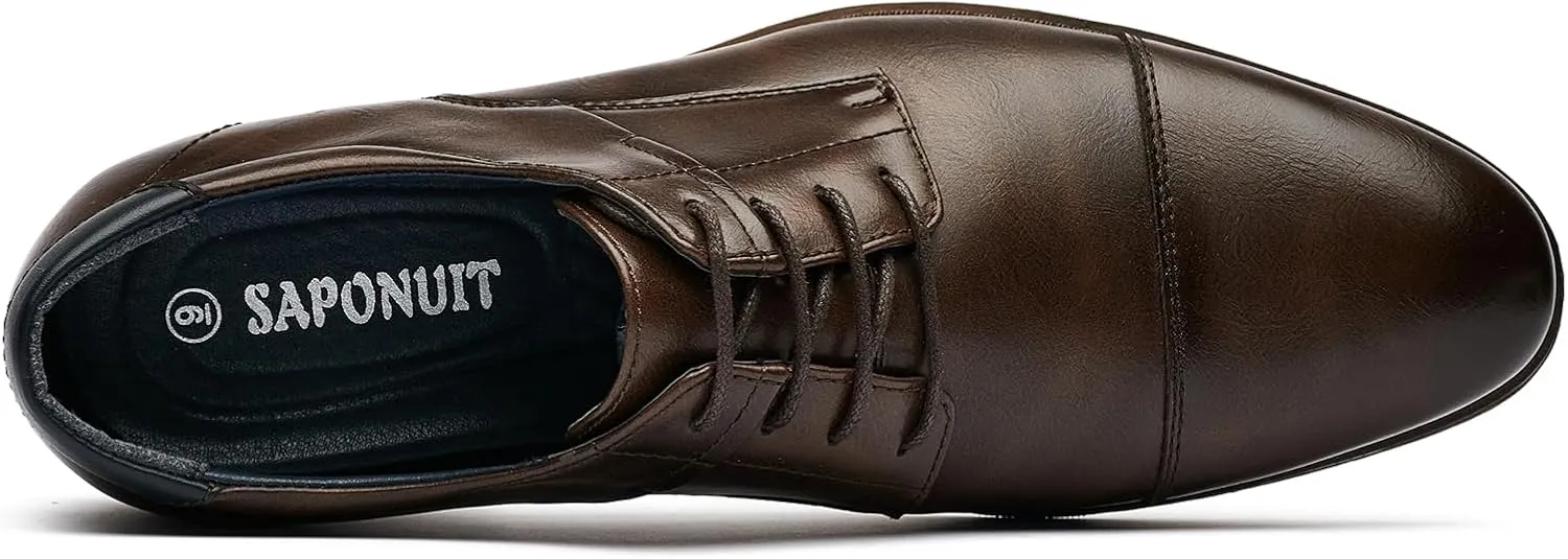 Man's Dress Shoes Oxford Shoes Formal Dress Shoes for Men Business Derby Comfortable Shoes