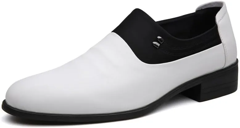 Men Dress Shoes Classic Modern Slip On Oxford Shoes Leather Shoes for Men(7)