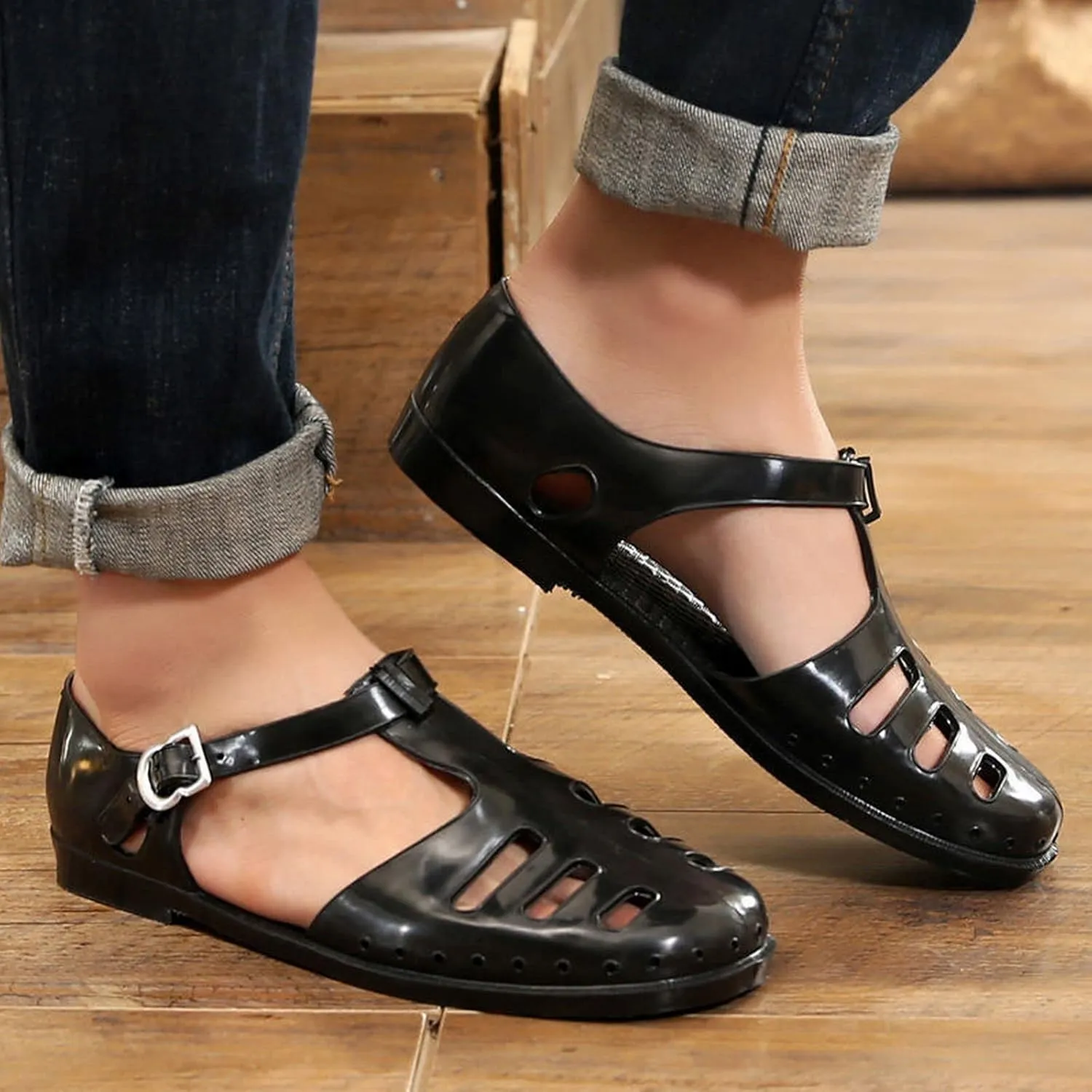 Mens Beach Sandals Summer Outdoor Outdoor Universal Water Beach Sandals Mens Water Sandals Slides for Men