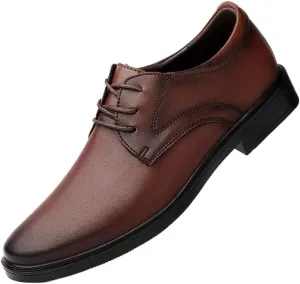 Men's Business Wedding Oxford Shoes Modern Shiny Patent Leather Lace-up Casual Dress Shoes for Men