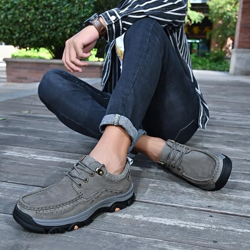 Men's Casual Shoes Leather Loafers Outdoor Driving Walking Shoes for Men
