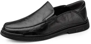 Men's Classic Business Dress Shoes Mens Fashion Comfort Slip-on Low Oxfords Shoes
