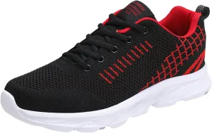 Men's Classic Casual Walking Shoes Breathable and Light Outdoor Comfy Walking Shoe Casual Elderly Lace Up Shoes