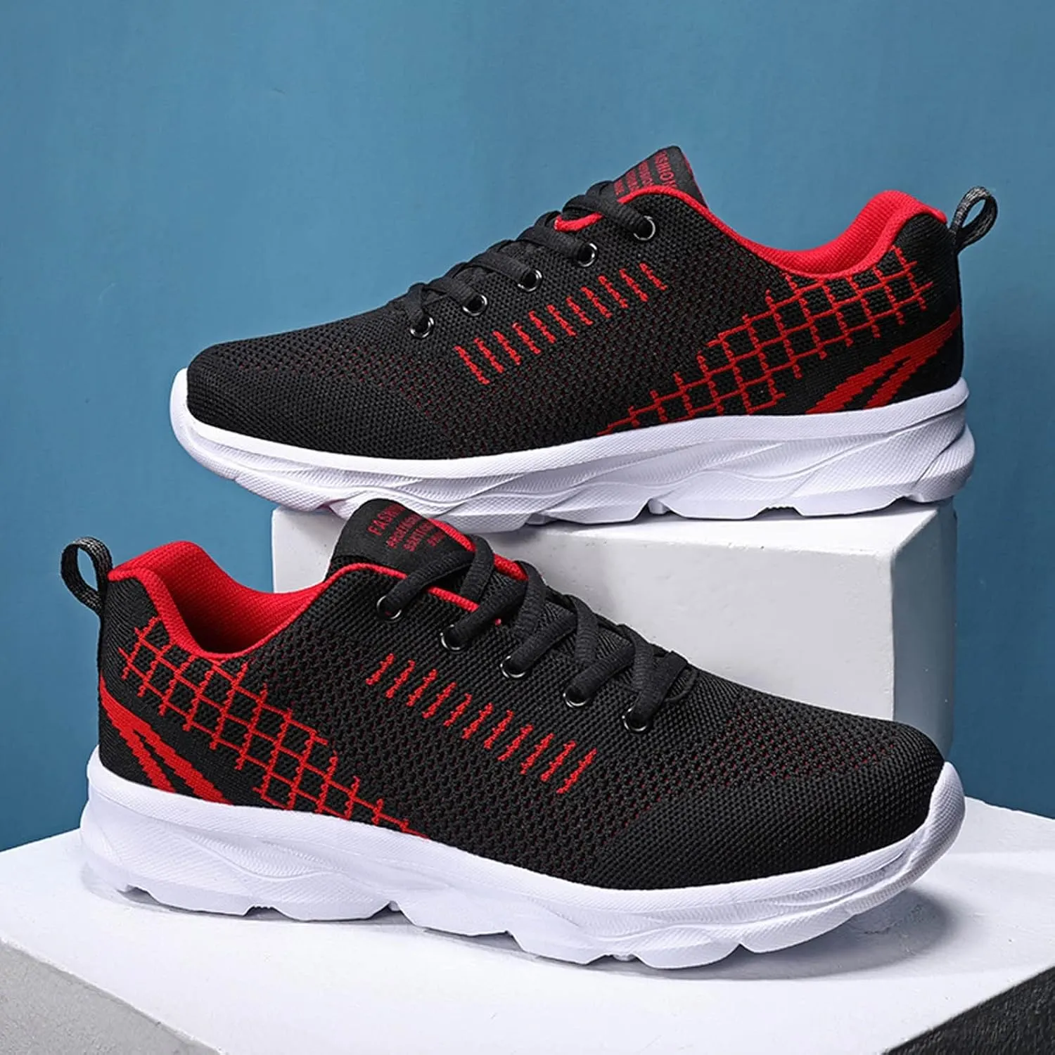 Men's Classic Casual Walking Shoes Breathable and Light Outdoor Comfy Walking Shoe Casual Elderly Lace Up Shoes