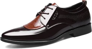 Men's Classic Dress Shoes Comfortable Business Shoes Modern Formal Derbys Lace-ups Oxford Shoes