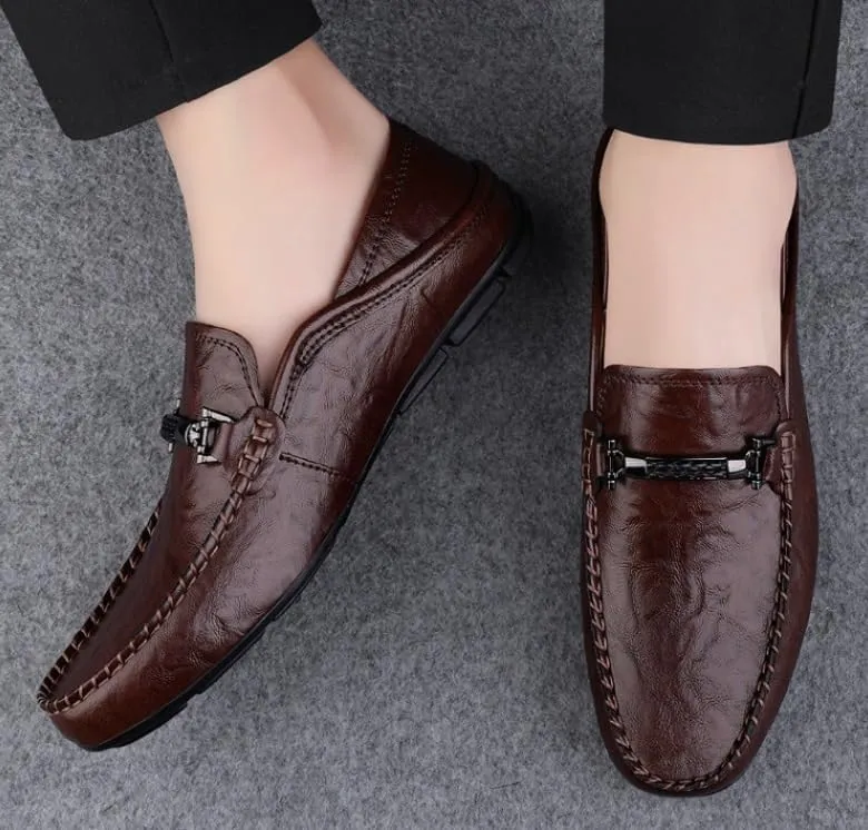Mens Classic Leather Dress Shoes Men Formal Casual Business Wedding Work Loafers