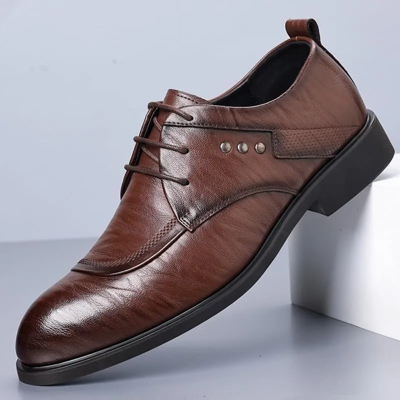 Men's Dress Shoes Classic Lace-up Formal Oxford Shoes for Men