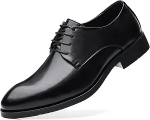 Men's Dress Shoes Classic Oxfords Comfortable Formal Business Lace Up Derby Shoes for Men