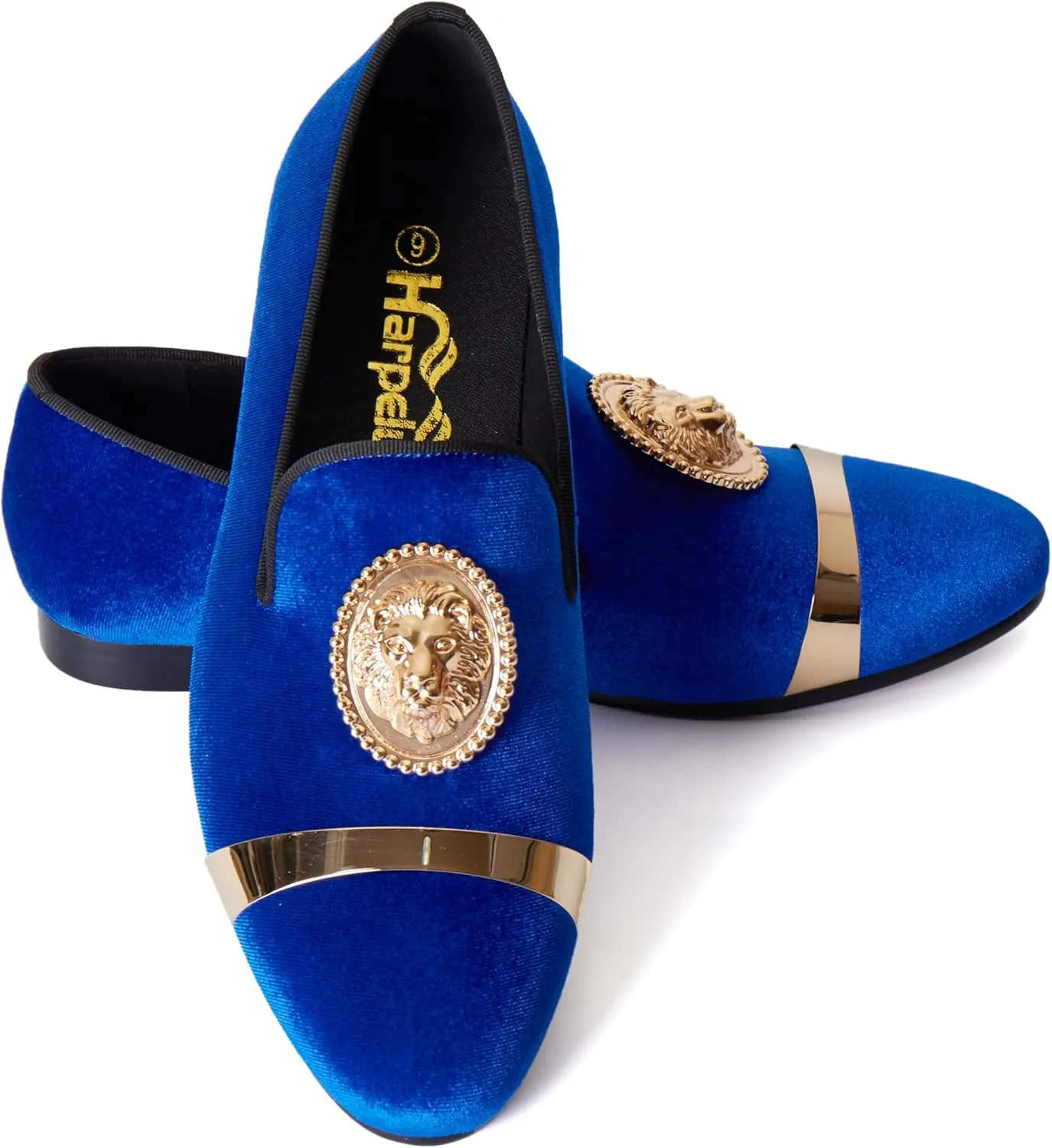 Mens Dress Shoes for Wedding Slip On Formal Velvet Loafers
