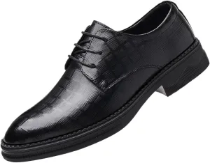 Men's Dress Shoes Men Breathable Platform Oxfords Casual Loafers Lace-up Shoe Driving Shoes