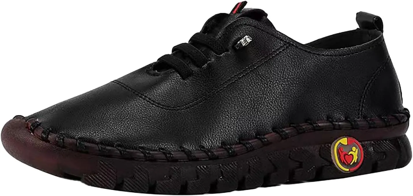 Mens Dress Shoes Slip On Sneakers Women Arch Support Womens Loafers with Arch Support Round Toe Flat Heel Christmas Sneakers for Women Round Toe Flats Comfortable
