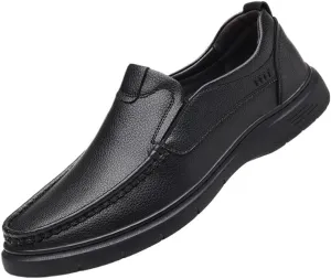 Men's Dress Slip-on Classic Loafers Formal Shoes Slip-ins Working Dress Casual Outdoor Lightweight Cushioning