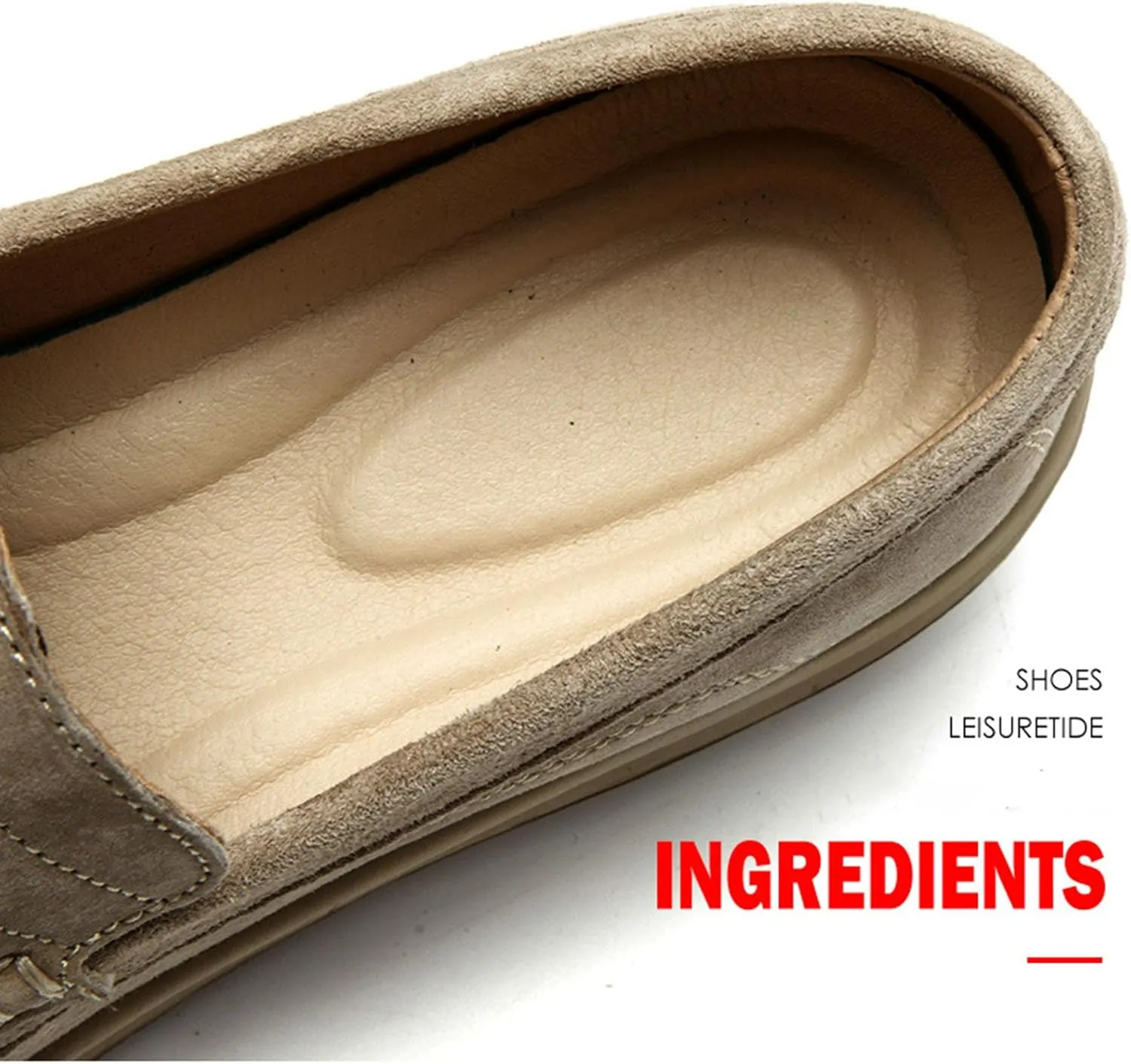 Men's Fashion Vintage Suede Soft Driving Loafers Casual Comfort Slip Resistant Leather Penny Loafers Boat Shoes