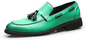 Men's Loafers Classic Slip-on Tassel Penny Loafers for Men Business Casual Dress Loafers