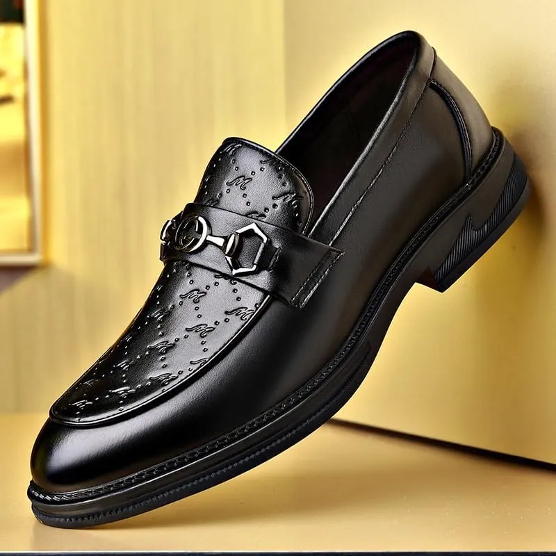 Mens Oxford Men's Slip-On Pointed Toe Dress Shoes Casual Driving Loafers Shoes Patent Leather Loafers Shoes Non-Slip Penny Formal Tuxedo Shoes Business Party Leather Shoes Dress Shoes(9)