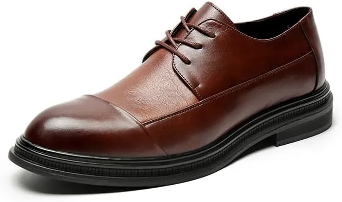 Mens Oxfords Shoes Classic Business Wingtip Lace Up Dress Shoes Slip-ons Brogue Business Shoes