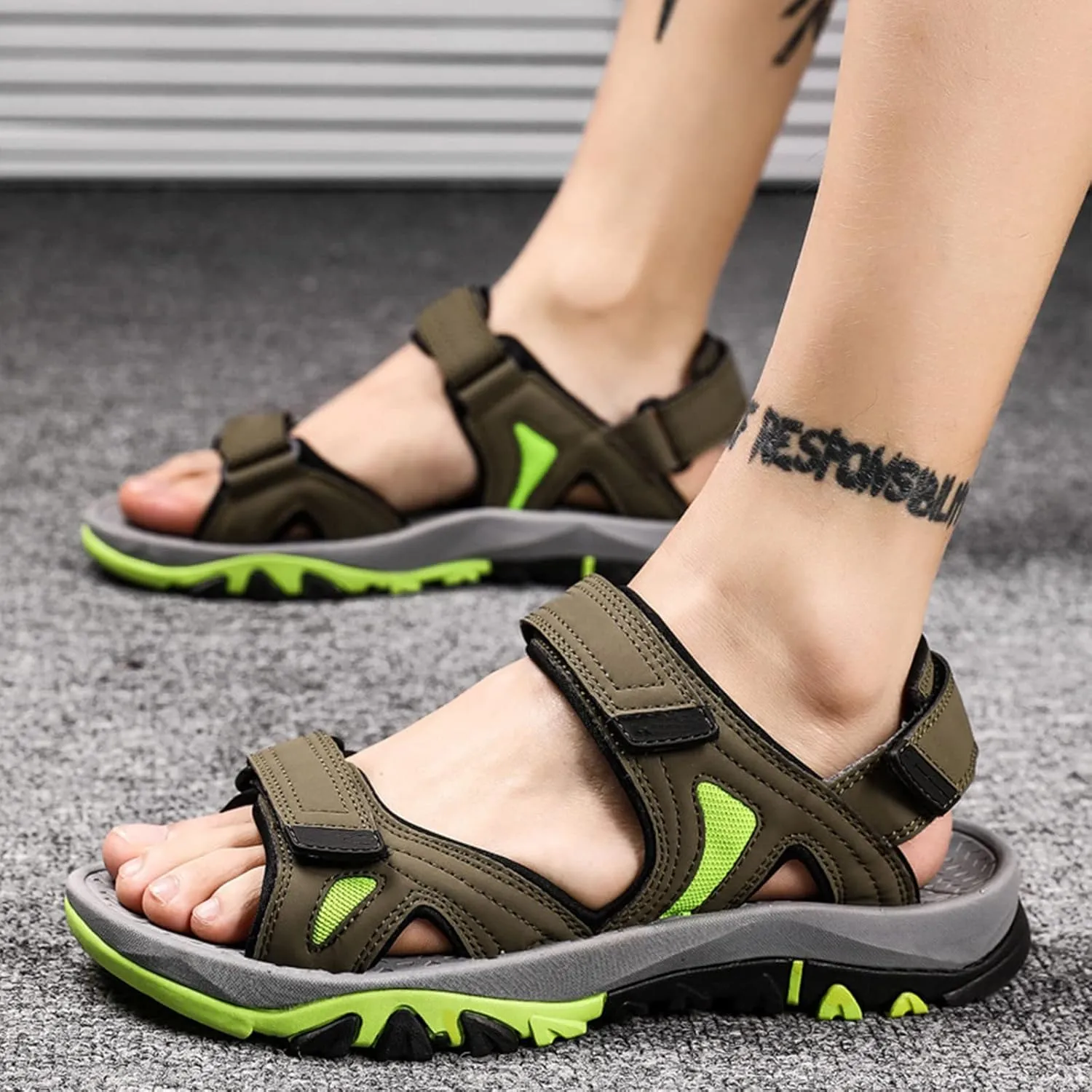 Men's Sport Sandals, Summer Sport Sandals Lightweight Trail Walking Casual Sandals Water Shoes Beach Shoes