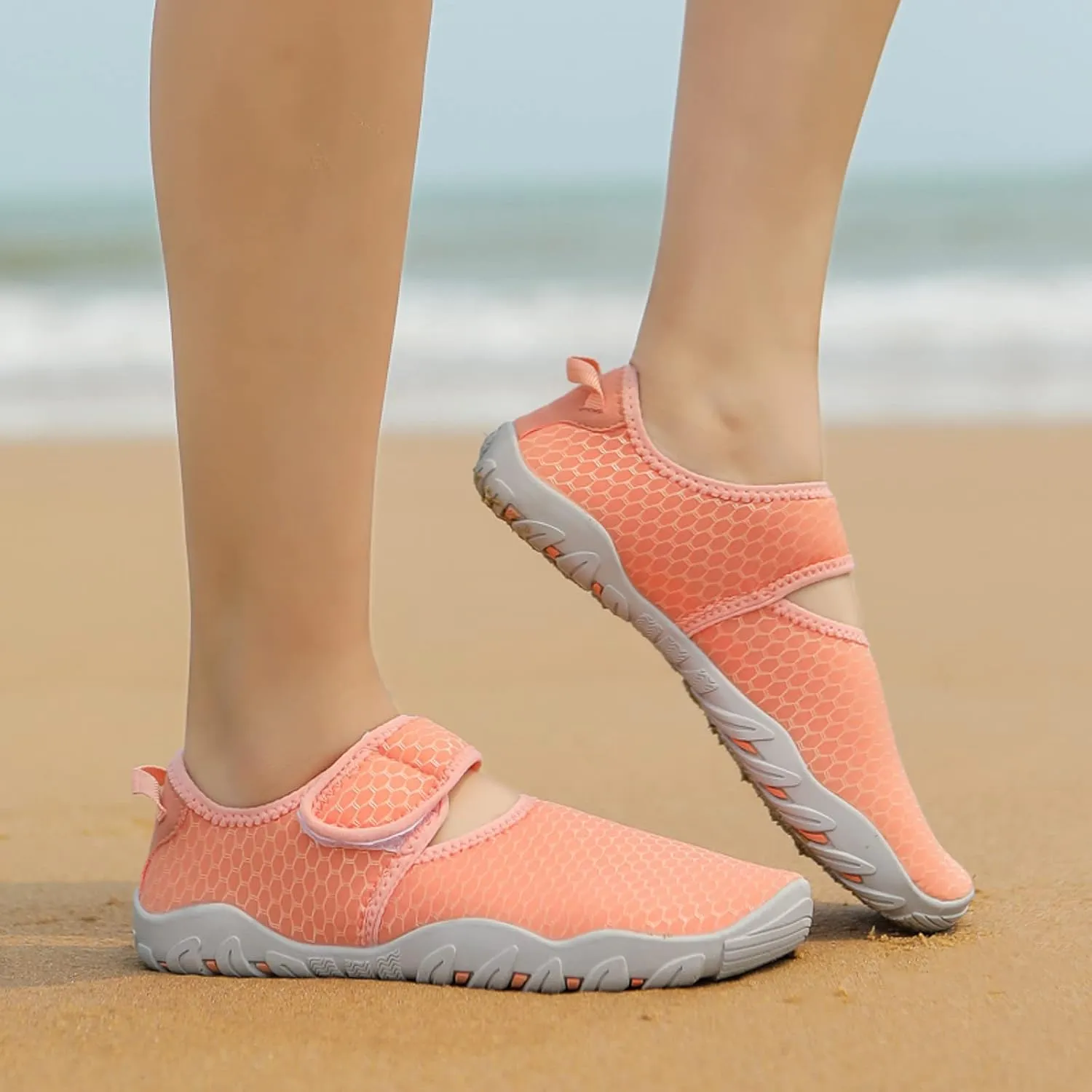 Mens Womens Water Shoes Barefoot Quick Dry Aqua Beach Swim Pool Shoes Non Slip Outdoor Sports Hiking Surf Yoga Lightweight Footwear