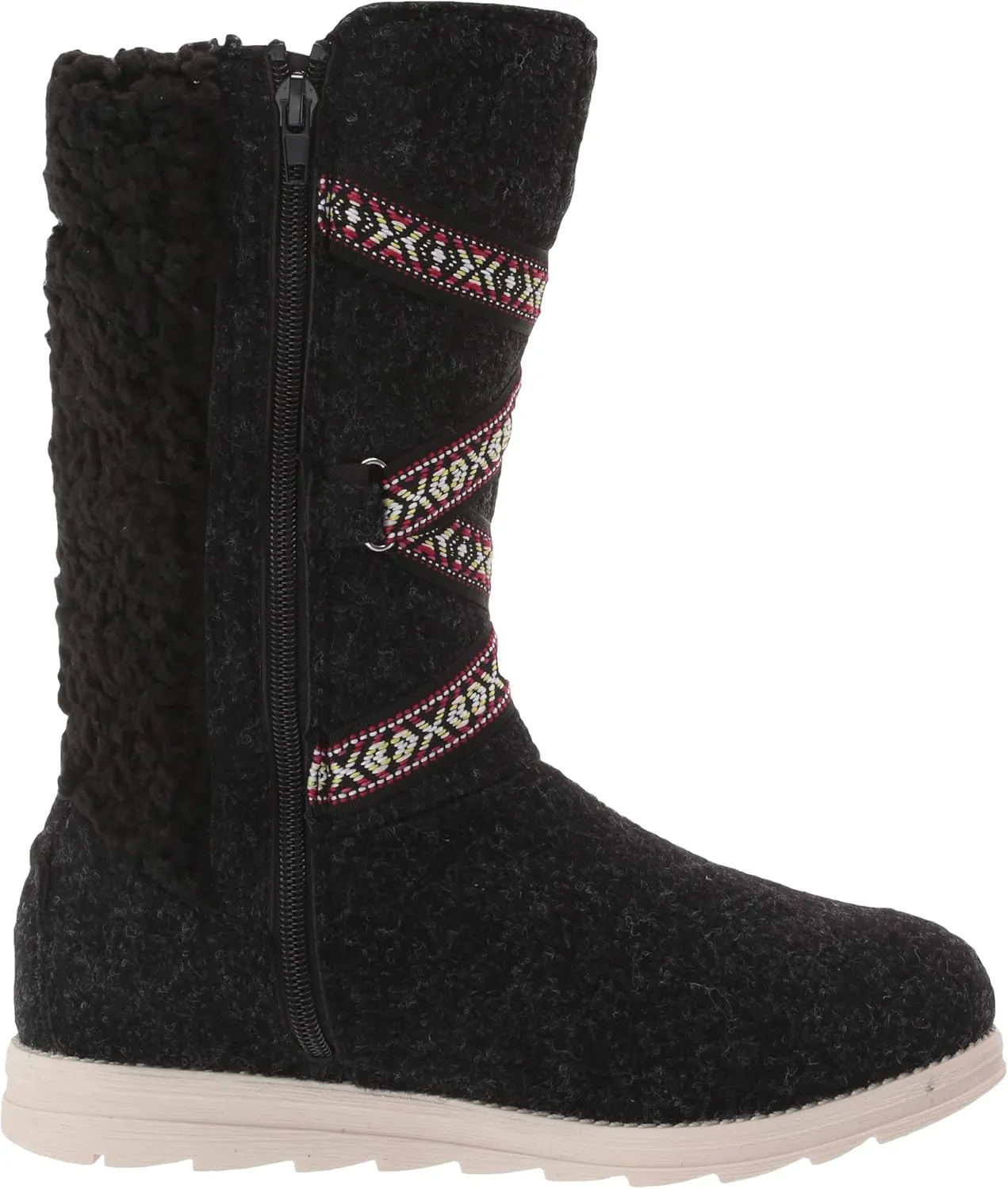 MUK LUKS womens Tally Boot-black Heather