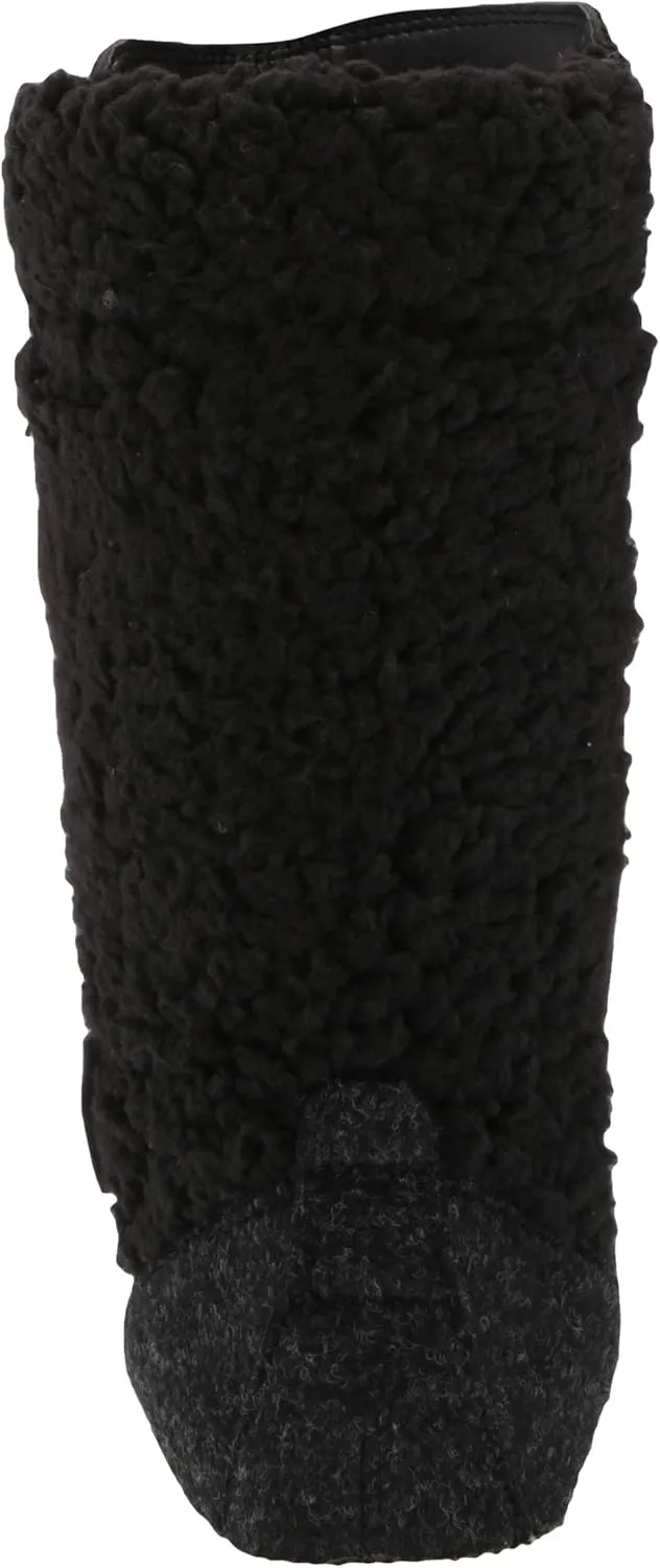 MUK LUKS womens Tally Boot-black Heather