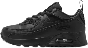 Nike Air Max 90 EasyOn Little Kids' Shoes (HF6357-001, Black/Black/White/Black) Size 3