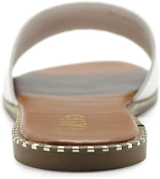 Ollio Women's Shoes Simple Comfort Slide Sandals S130