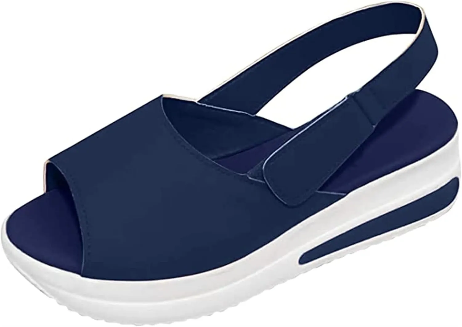 Orthopedic Sandals For Women Dressy Platform Wedges Sandals Ankle Strap Summer Dress Shoes Casual Beach Walking Shoe