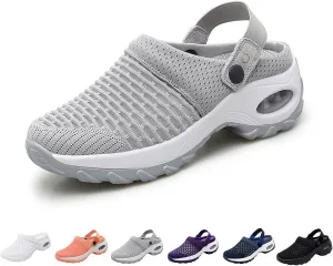 Orthopedic Shoes for Women Slip ons Shoes with Air Cushion Support to Reduce Back and Knee Pressure, Comfort Walking Shoes