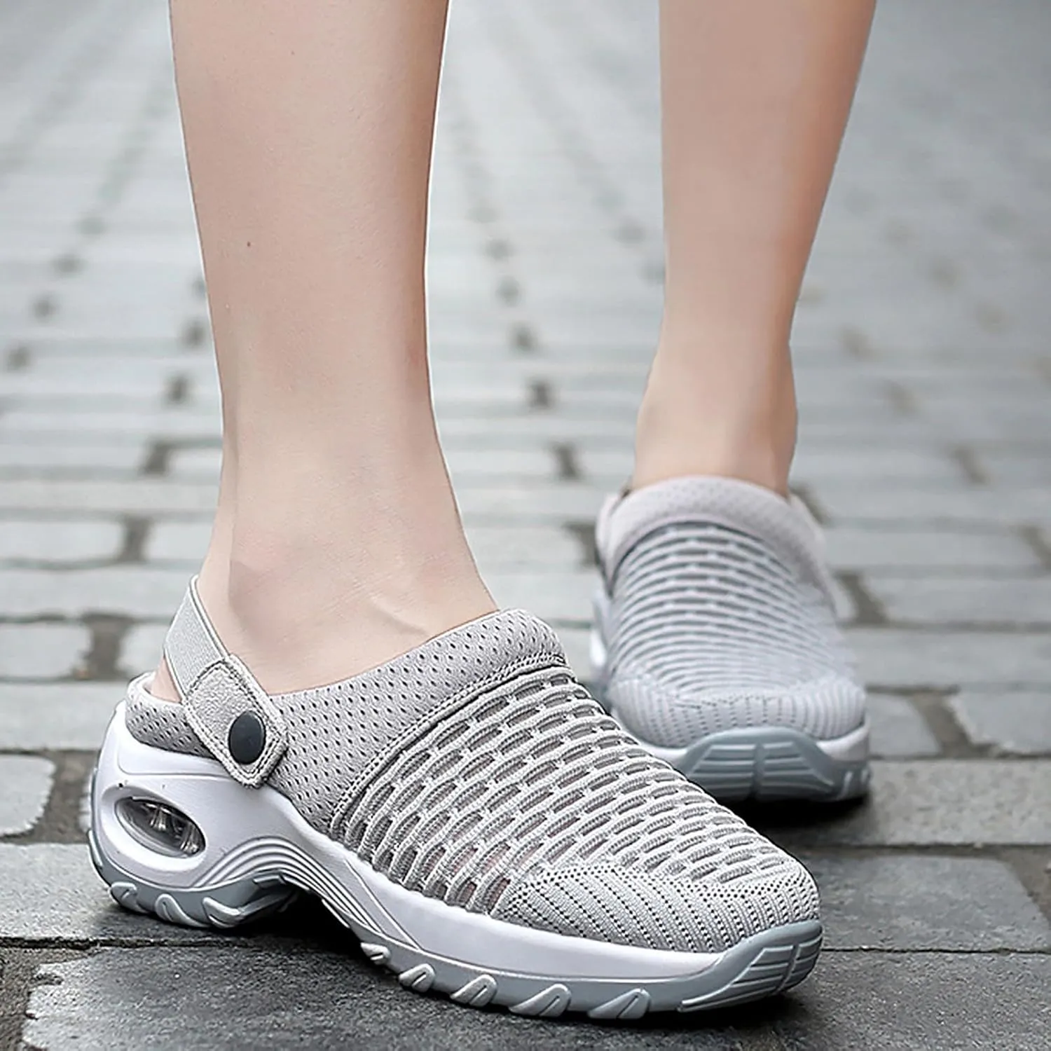 Orthopedic Shoes for Women Slip ons Shoes with Air Cushion Support to Reduce Back and Knee Pressure, Comfort Walking Shoes