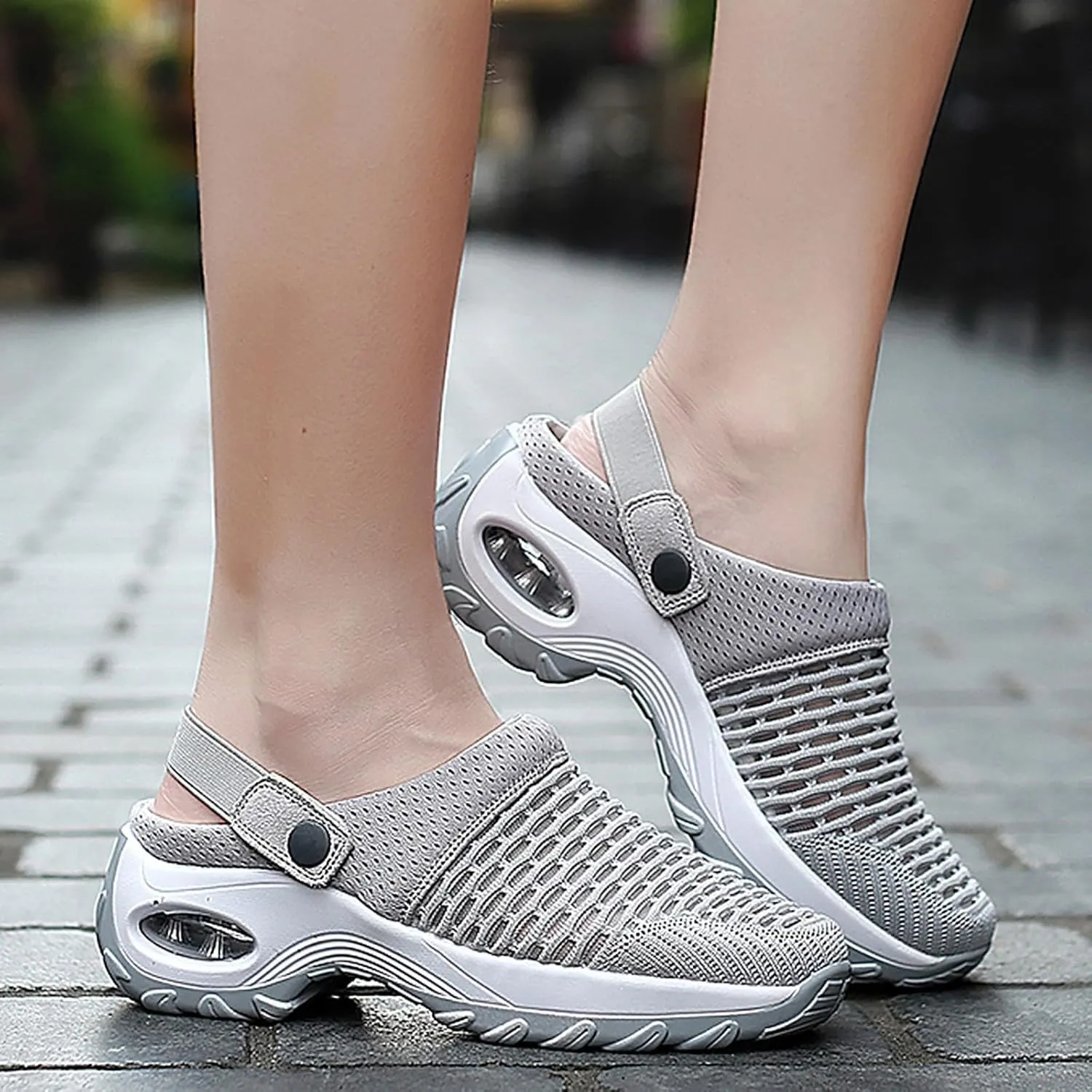Orthopedic Shoes for Women Slip ons Shoes with Air Cushion Support to Reduce Back and Knee Pressure, Comfort Walking Shoes