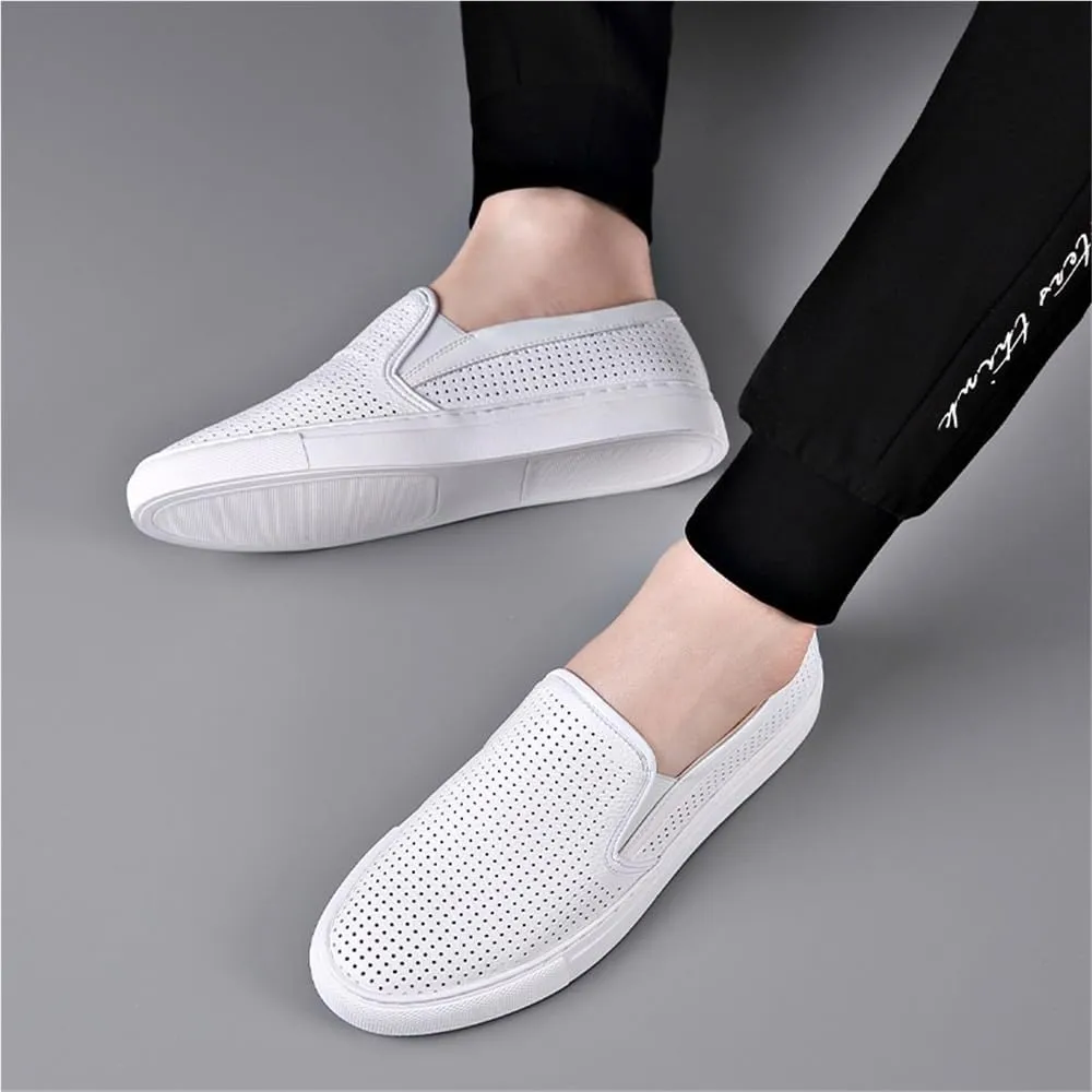 Prom Loafers for Mens Faux Leather Uniform Solid Color Prom Wedding Tuxedo Slip Resistant Shoe Slip On