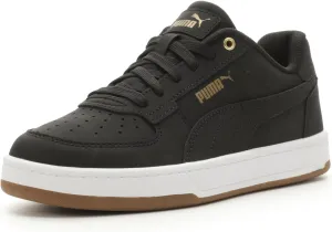 PUMA Caven Sneaker, Black Black-Gold, 6 US Unisex Big Kid
