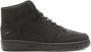 PUMA Men's Rebound Layup Mid Shoes Sneaker, Black-Black-Cool Dark Gray, 10.5 Wide