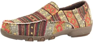 ROPER Girls' Johnnie Multicolor Southwestern Driving Mocs Moc Toe Brown 11 D