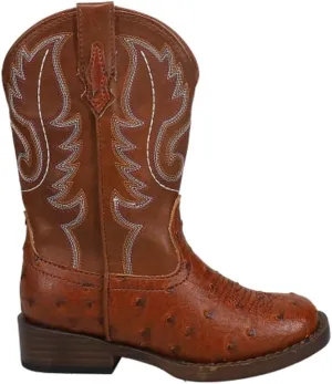ROPER Infant Boys Cowbaby Bumps Round Toe Casual Boots Mid Calf - Brown
