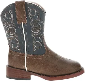 ROPER Toddler Boys Ainsley Square Toe Casual Boots Mid Calf - Blue, Brown