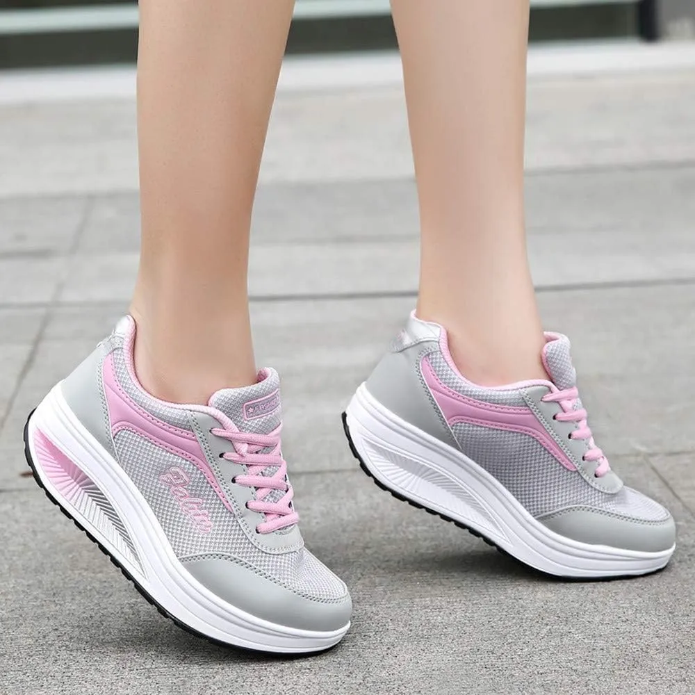 Running Shoes for Women Wide Feet Zapatos Comodos para Mujer De Vestir Platform High Top Canvas Shoes for Women High Heel Wedge Sneakers for Women Size 11 Women Slip On Tennis Shoes Size 10