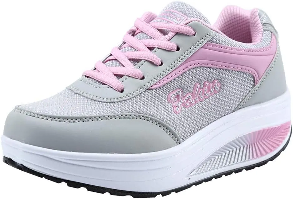 Running Shoes for Women Wide Feet Zapatos Comodos para Mujer De Vestir Platform High Top Canvas Shoes for Women High Heel Wedge Sneakers for Women Size 11 Women Slip On Tennis Shoes Size 10