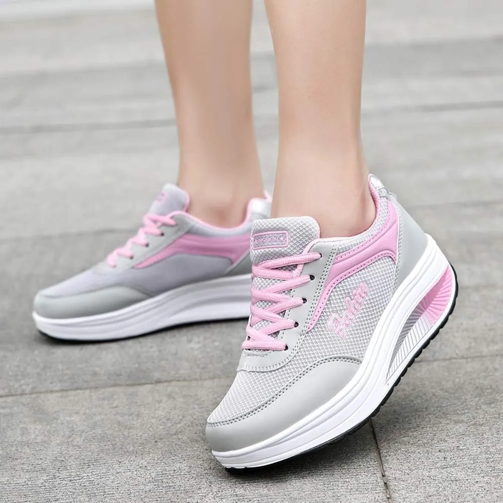 Running Shoes for Women Wide Feet Zapatos Comodos para Mujer De Vestir Platform High Top Canvas Shoes for Women High Heel Wedge Sneakers for Women Size 11 Women Slip On Tennis Shoes Size 10