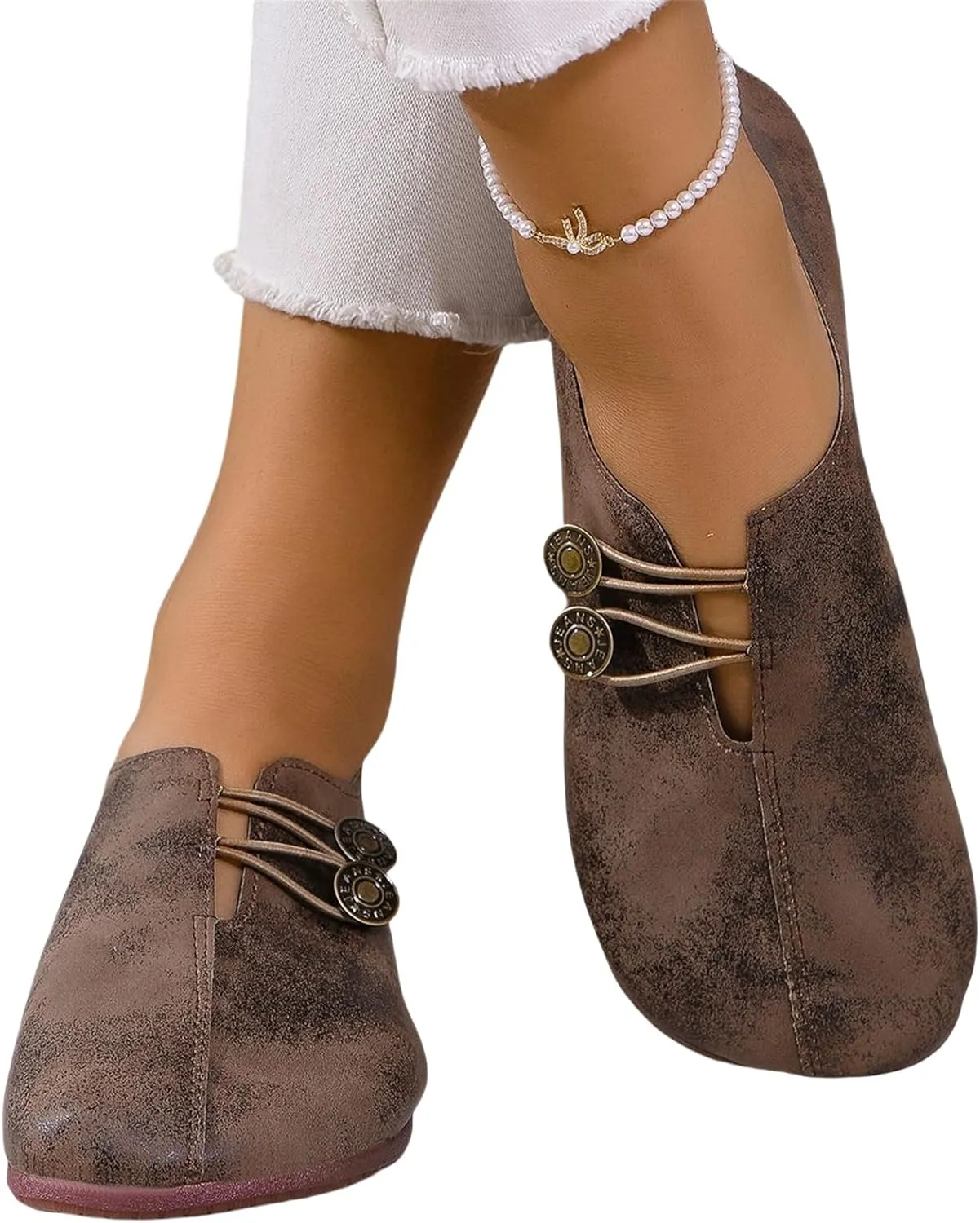 Sandals for Women 2025 Retro Loafers Dressy Comfortable Closed Toe Ballet Flats Summer Casual Breathable Boat Shoes Footwear