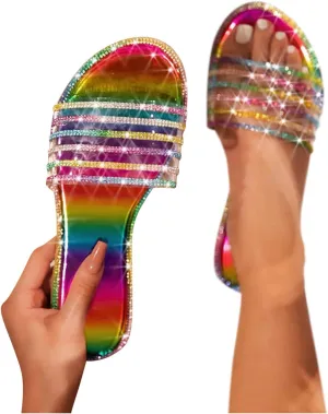 Sandals for Women Flat,Women's 2020 Fashion Bow Comfy Platform Sandal Shoes Summer Beach Travel Fashion Slipper Flip Flops
