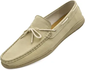 Santimon Men's Driving Moccasin Shoes, Genuine Leather Loafers, Slip On Boat Shoes for Men, Breathable, Fashionable, Classic Shoes