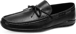 Santimon Men's Driving Moccasin Shoes, Genuine Leather Loafers, Slip On Boat Shoes for Men, Breathable, Fashionable, Classic Shoes
