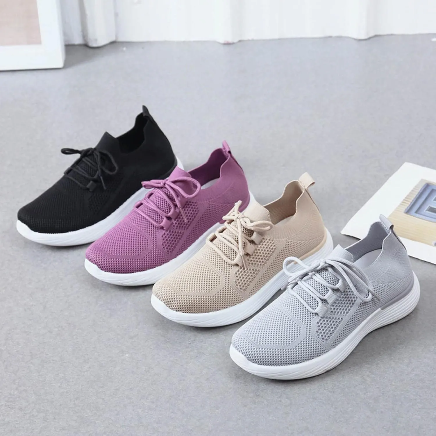SBGMoSJ Gym Shoes for Women Workout Size 12 Orthopedic Shoes for Women Wide Width Mule Dress Casual Shoes for Women 2023 Sneakers for Women Walking Athletic Shoes Women Wide Toe Box