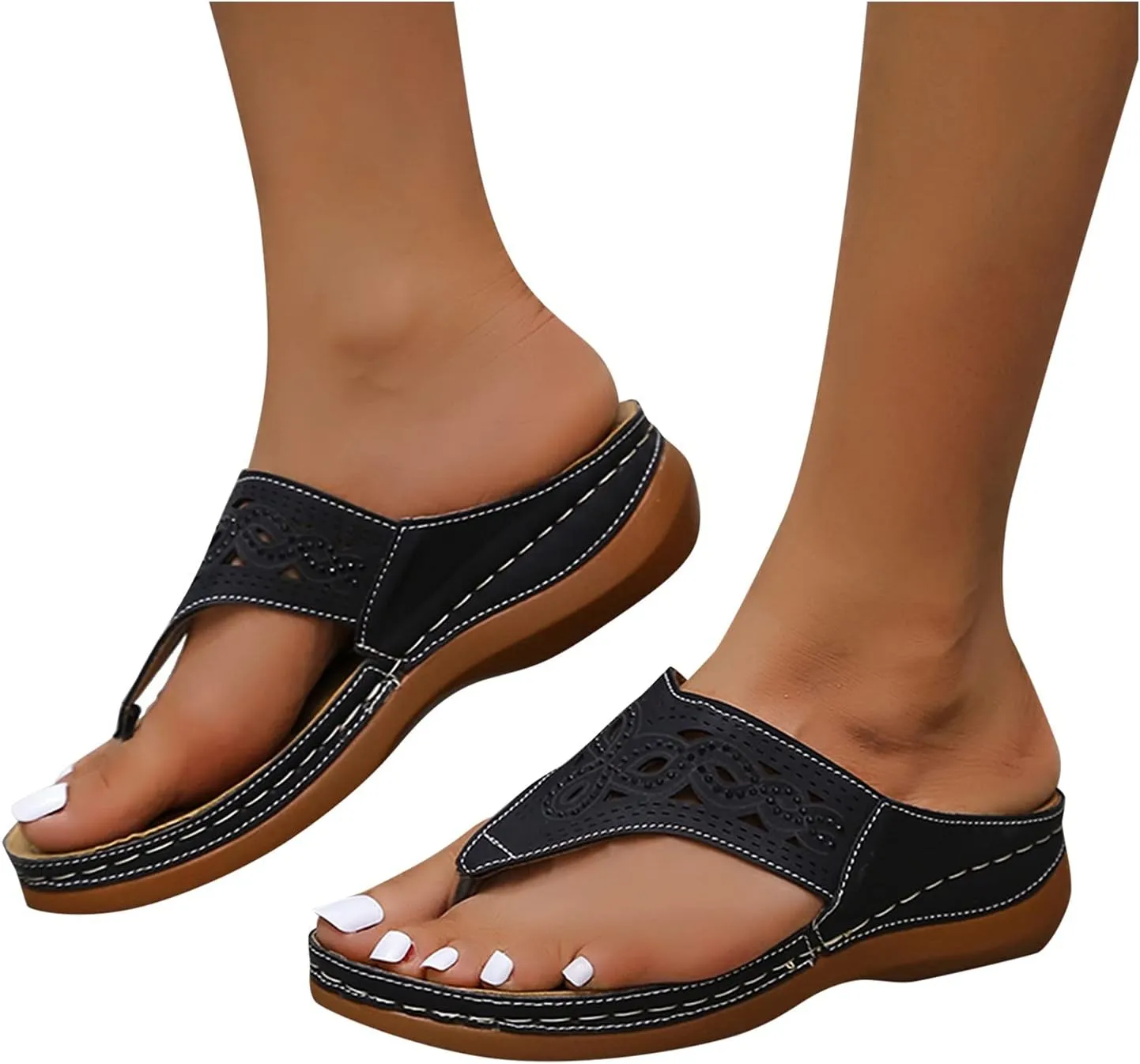 SBGMoSJ Plantar Fasciitis Shoes Women Sandals Orthopedic Sandals Hiking Black Strappy Heels Tan Shoes Women Beach Flip Flops Women Women Slide Sandals